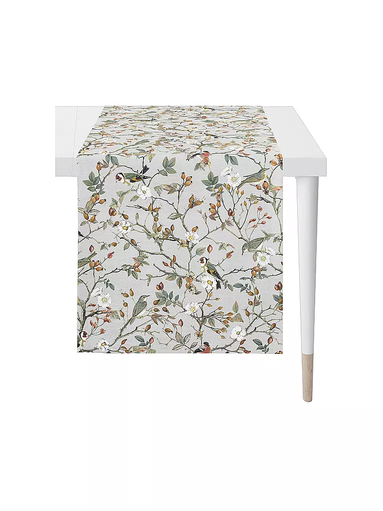 APELT | Läufer HERBSTZEIT 48x140cm Weiss | weiss