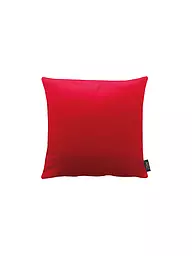 APELT | Samt Kissenhülle 46x46cm SOFTSTYLE Weiss | rot