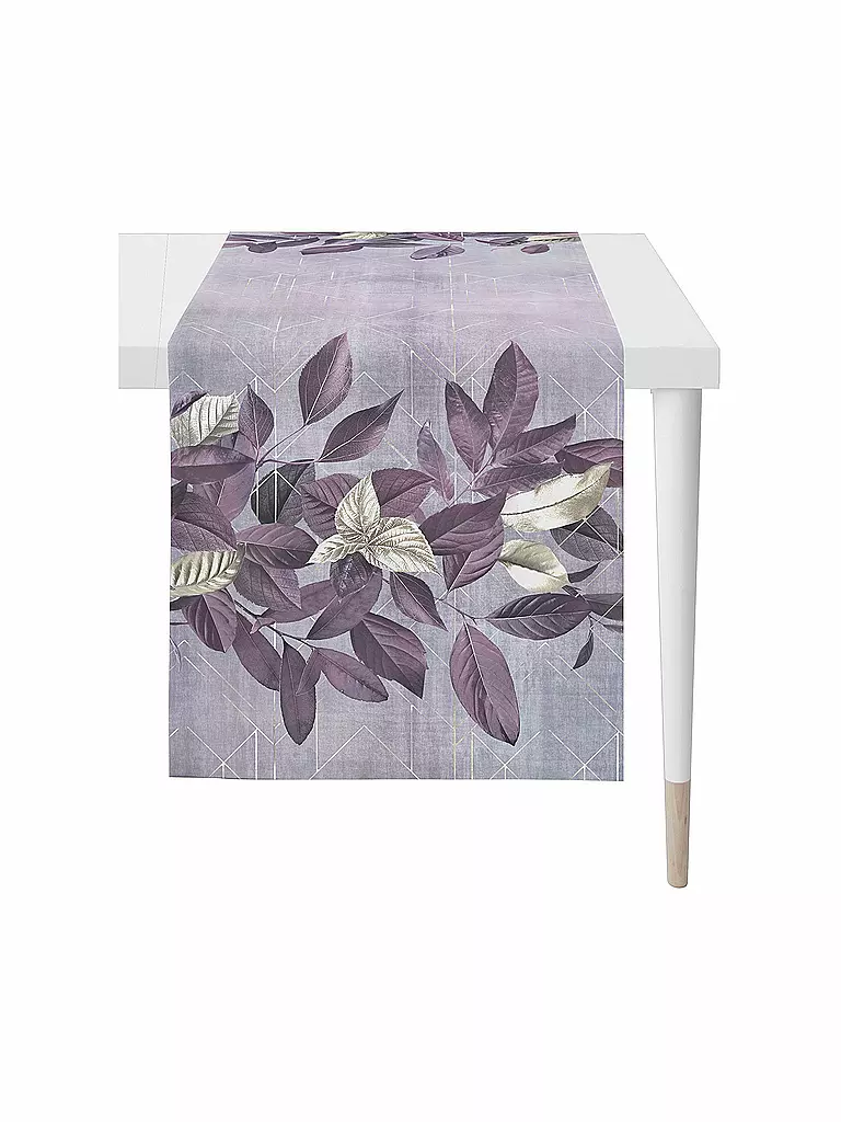 APELT | Tischläufer 48x140cm HERBSTZEIT lila | lila