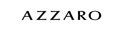Textlogo mit dem Wort „Azzaro“ in fetten schwarzen Großbuchstaben auf weißem Hintergrund.