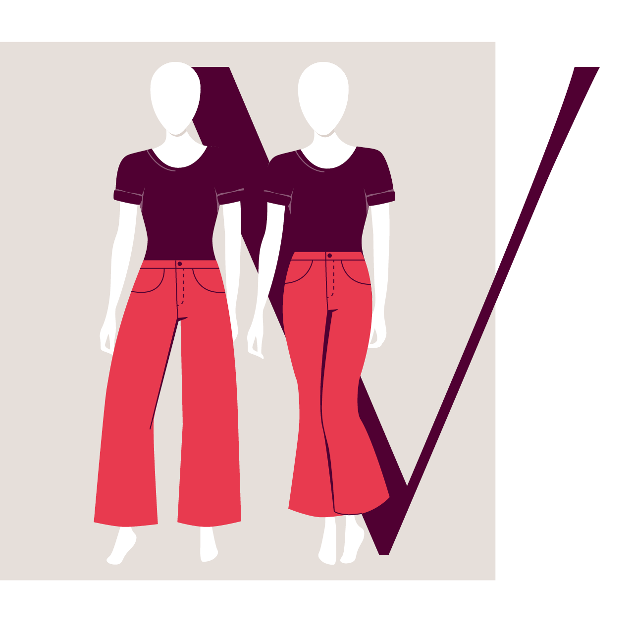 Jeans Guide Damen Welche Jeans passt zu Ihrem Figurentyp?