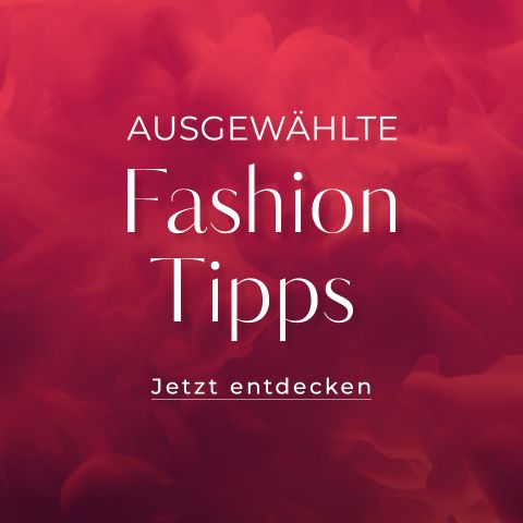 Schwarzer und weißer abstrakter Hintergrund mit den Worten "Fashion Tipp" in eleganter weißer Schrift im Vordergrund.