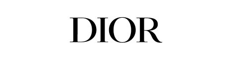 Das Bild zeigt das Wort „DIOR“ in fetten, schwarzen Großbuchstaben auf weißem Hintergrund und stellt das Logo der Luxusmodemarke Dior dar.