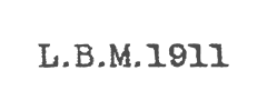 L.B.M.1911