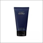 Eine marineblaue Tube „Davidoff Cool Elixir Hair & Body Wash“ (150 ml), die aufrecht vor einem weißen Hintergrund steht.