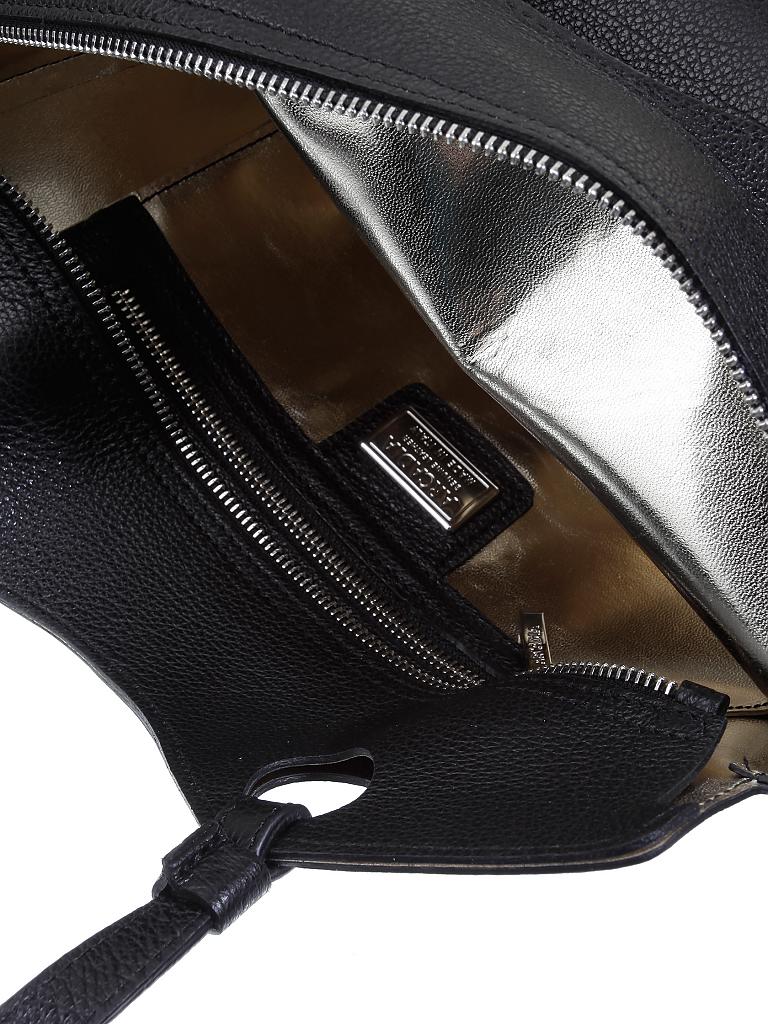 ARCADIA | Ledertasche - Handtasche | schwarz