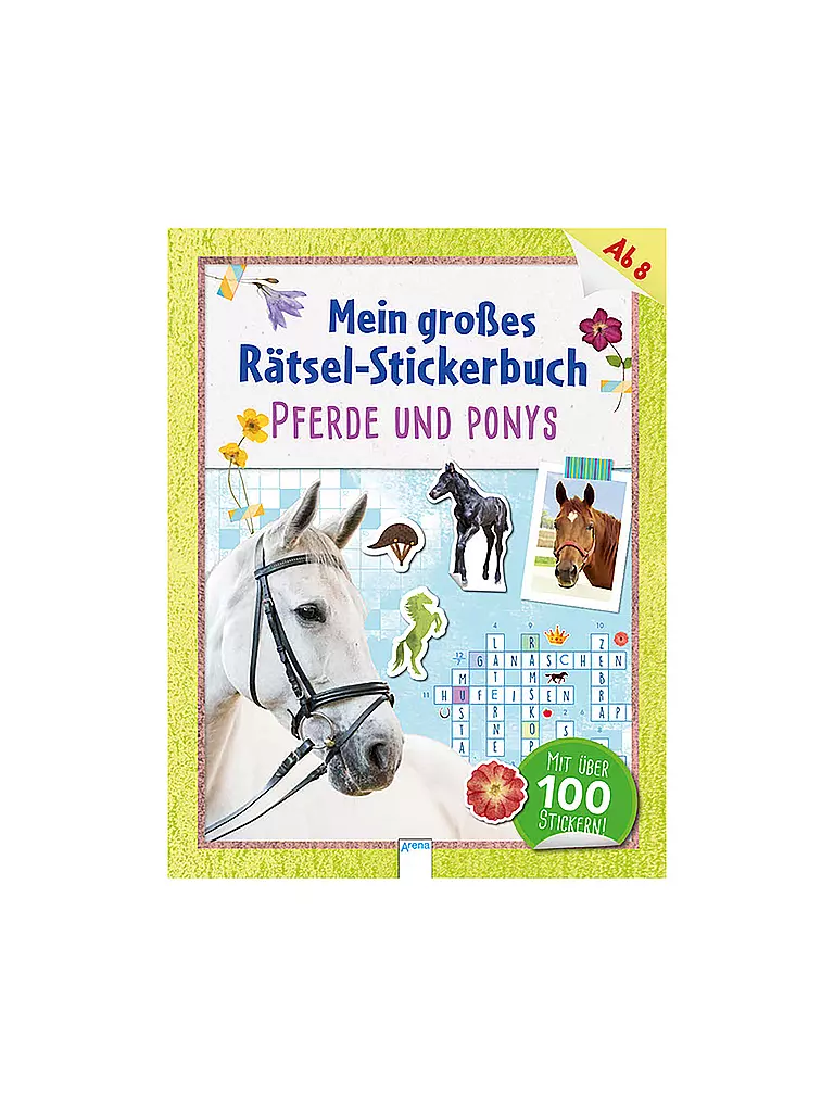 Das Kleine Böse Buch Rätsel Lösungen ARENA VERLAG Mein großes Rätsel-Stickerbuch - Pferde und Ponys keine Farbe