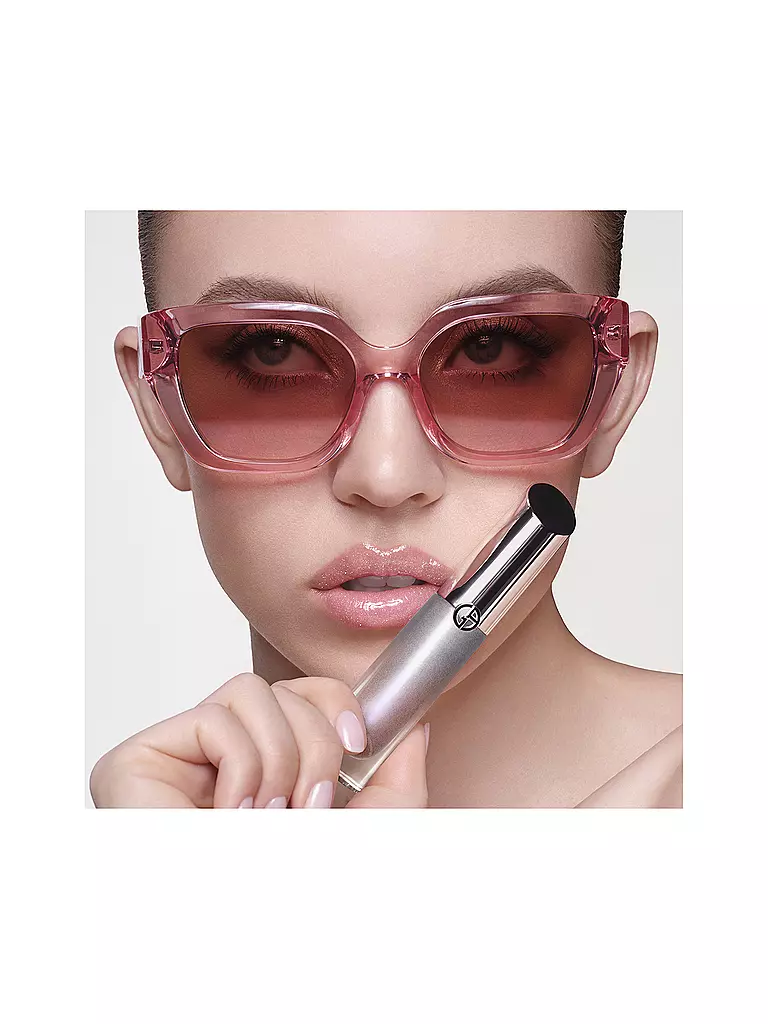 ARMANI COSMETICS | Lip Gloss - Prisma Glass Icy Plumper (33 Rosewood Frost) | orange