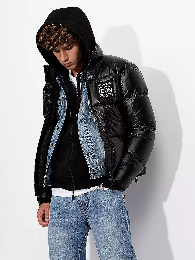 ARMANI EXCHANGE | Daunensteppjacke | schwarz