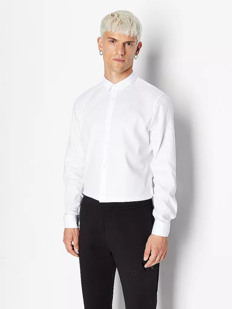 ARMANI EXCHANGE | Hemd Slim Fit | weiss