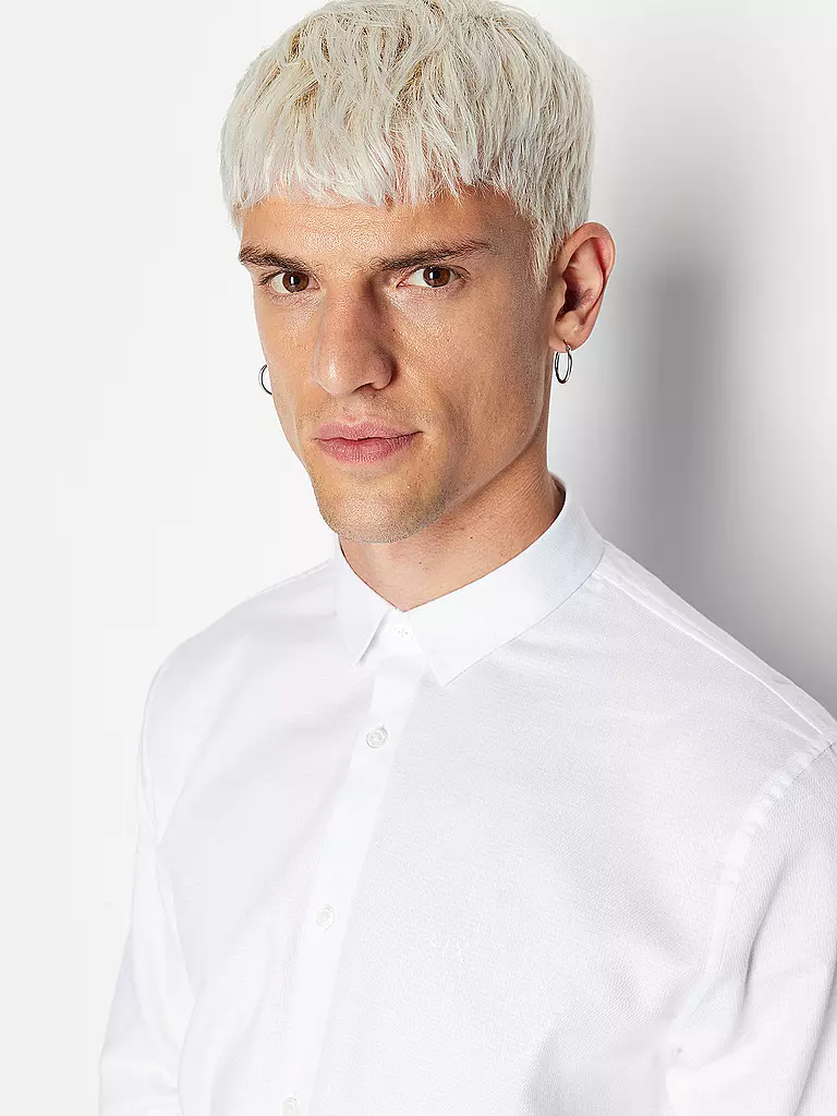 ARMANI EXCHANGE | Hemd Slim Fit | weiss