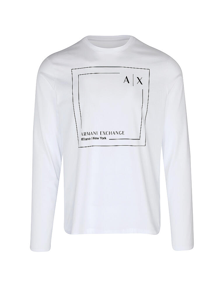 ARMANI EXCHANGE | Langarmshirt  | weiß