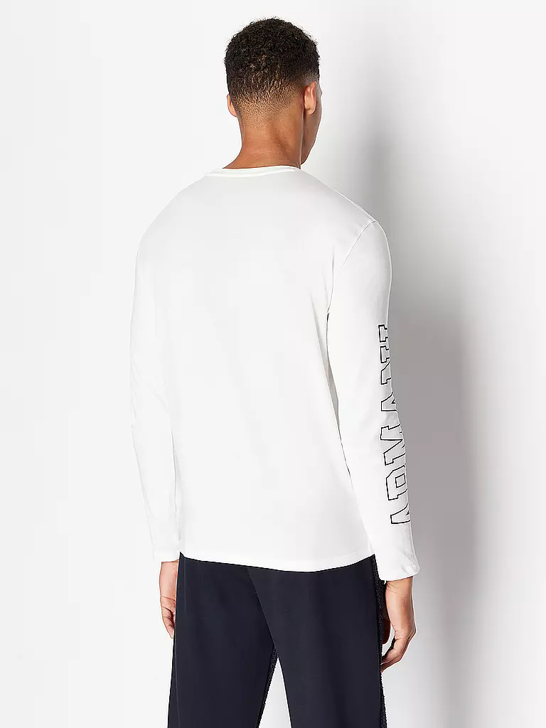 ARMANI EXCHANGE | Langarmshirt Regular Fit | weiss