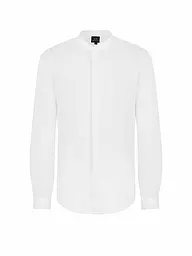 ARMANI EXCHANGE | Leinenhemd Regular Fit  | weiss