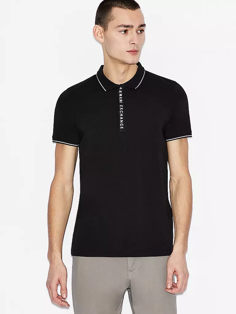 ARMANI EXCHANGE | Poloshirt | schwarz