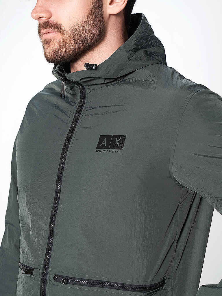 ARMANI EXCHANGE Windbreaker grün