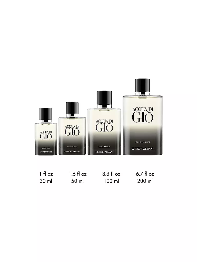 ARMANI | Acqua di Giò Eau de Parfum 50ml Nachfüllbar | keine Farbe