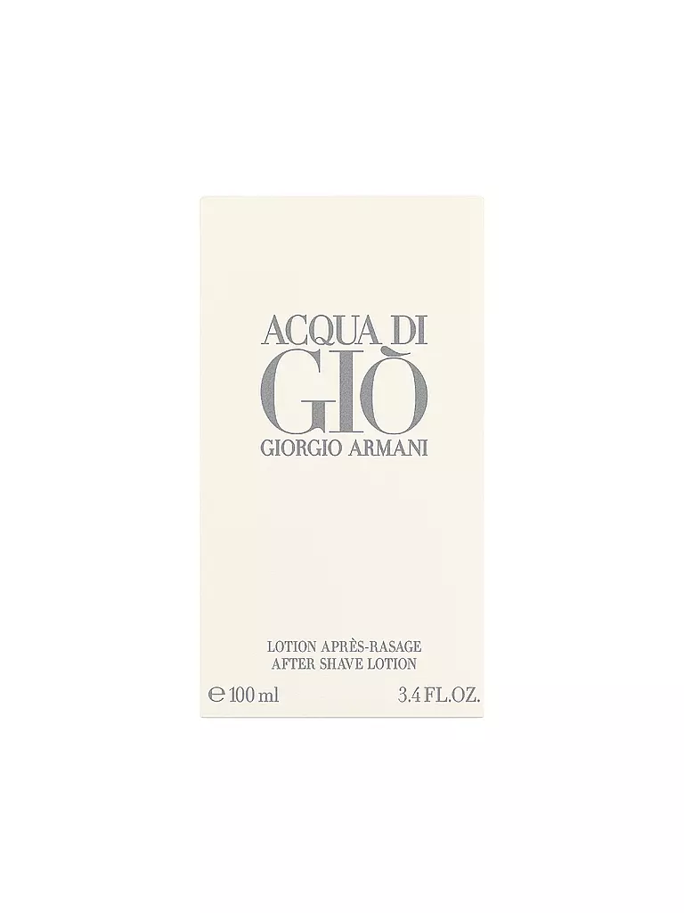 ARMANI | Acqua Di Gio Homme After Shave Lotion 100ml | keine Farbe