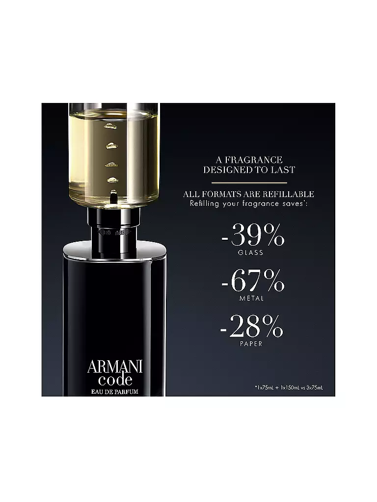 ARMANI | Code Eau de Parfum 50ml Nachfüllbar | keine Farbe