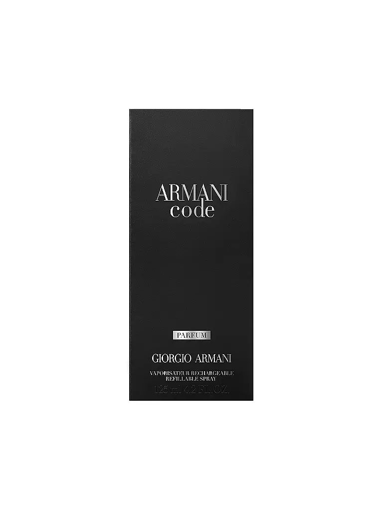 ARMANI | Code Parfum 125 ml Nachfüllbar | keine Farbe