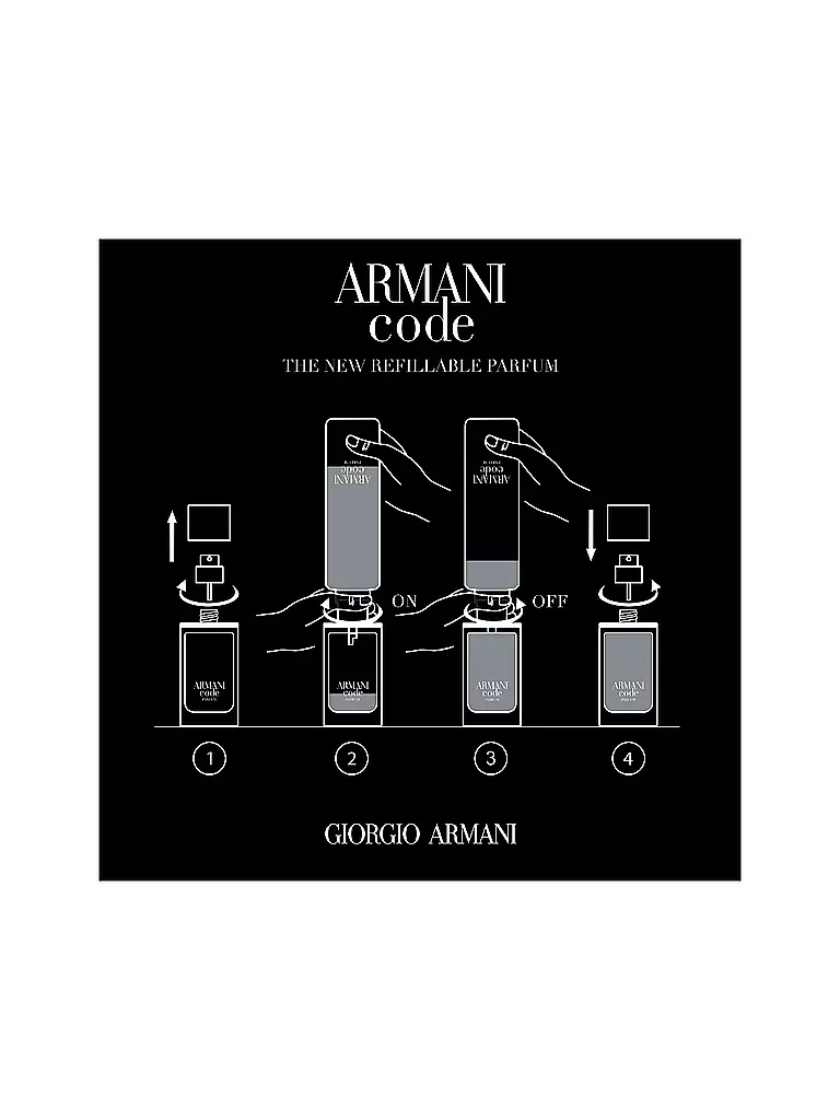 ARMANI | Code Parfum 125 ml Nachfüllbar | keine Farbe