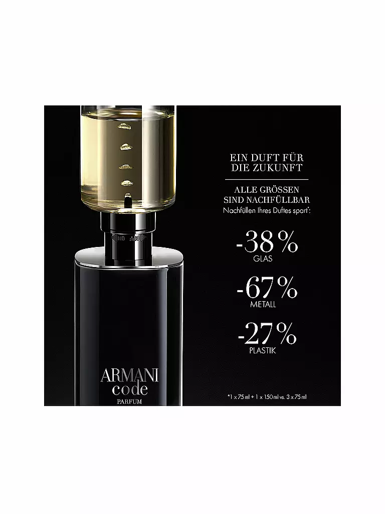 ARMANI | Code Parfum 150 ml Nachfüllflakon | keine Farbe