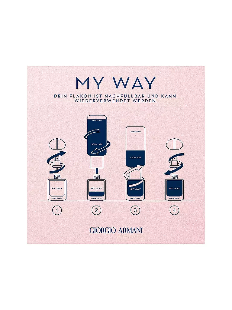 ARMANI | My Way Eau de Parfum 90 ml Nachfüllbar | keine Farbe