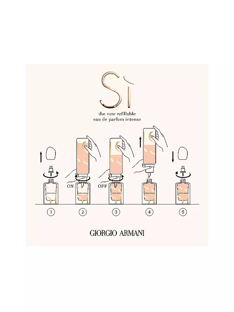 ARMANI | Si Intense Eau de Parfum 50ml Nachfüllbar | keine Farbe