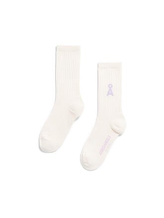 ARMEDANGELS | Chaussettes SAAMUS BOLD oatmilk lavender
