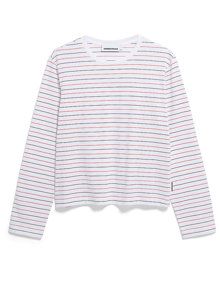 ARMEDANGELS Langarmshirt FRIJAA FRENCH weiss | L