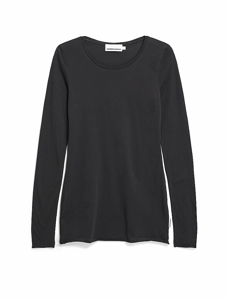 ARMEDANGELS Langarmshirt EINIAARA schwarz | L