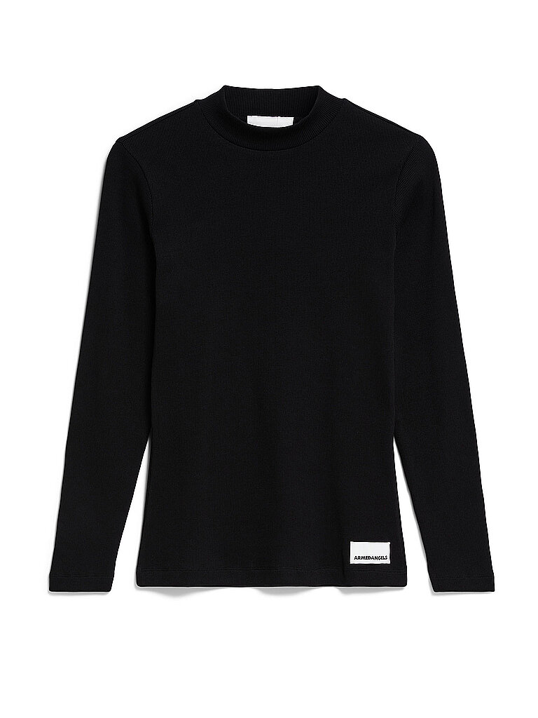 ARMEDANGELS Langarmshirt FATIMAARA schwarz | L