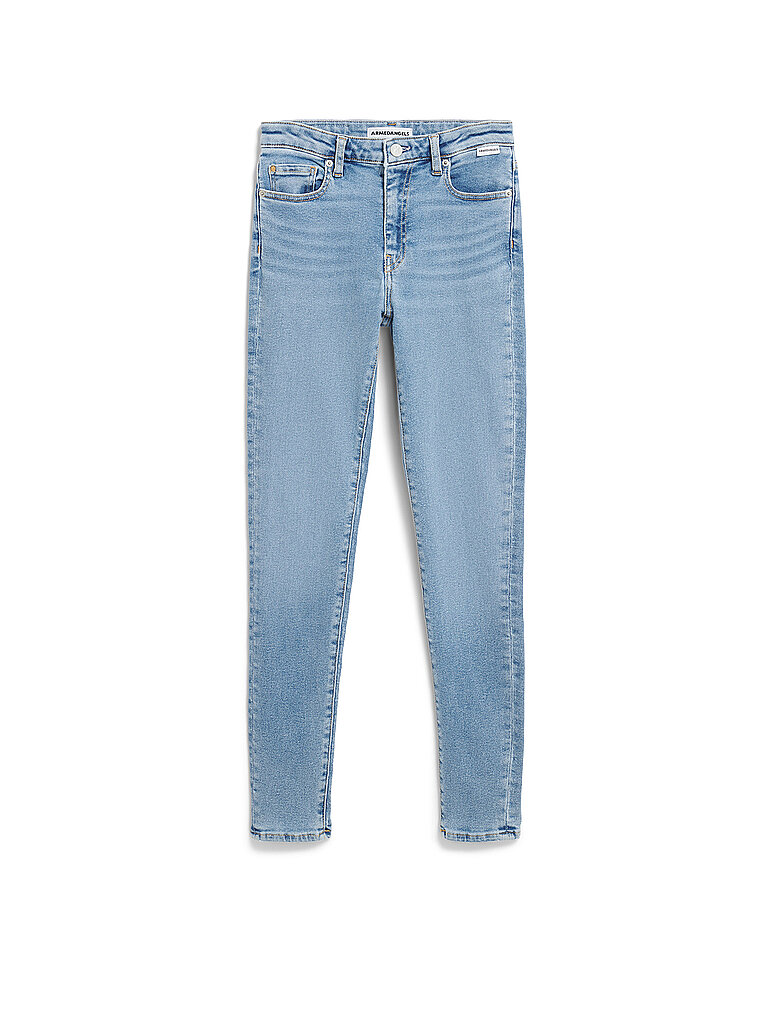 ARMEDANGELS Damen Skinny Jeans Mid Waist Bio-Baumwoll Mix X-Stretch TILLAA Skinny Fit Dove 26/30