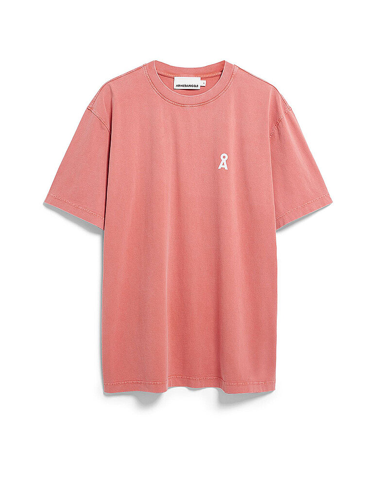 ARMEDANGELS T-Shirt MAARKOS GMT DYE BIKE rot | L