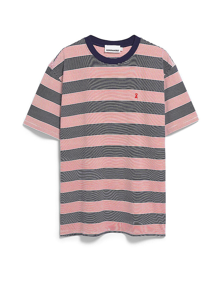 T-Shirt Armedangels Maarkos Multi Stripes