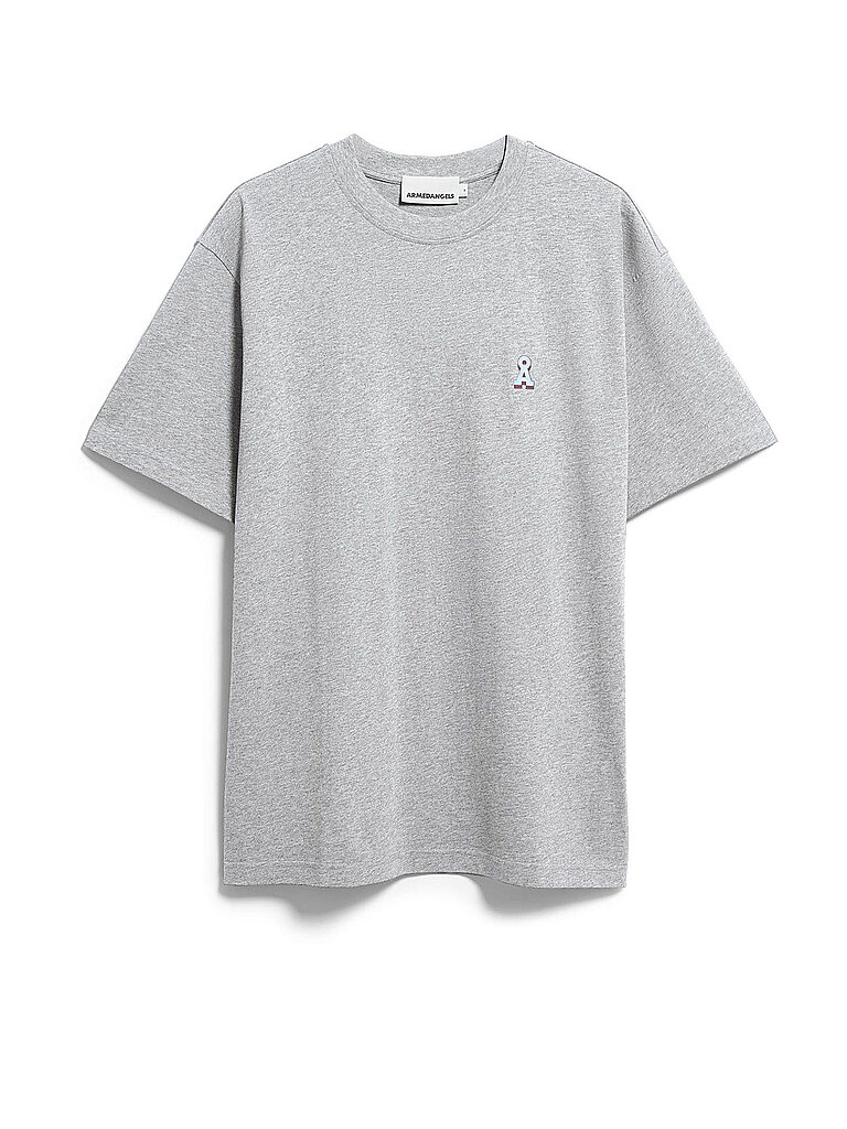 ARMEDANGELS T-Shirt ICONIC MAARKOS grau | L