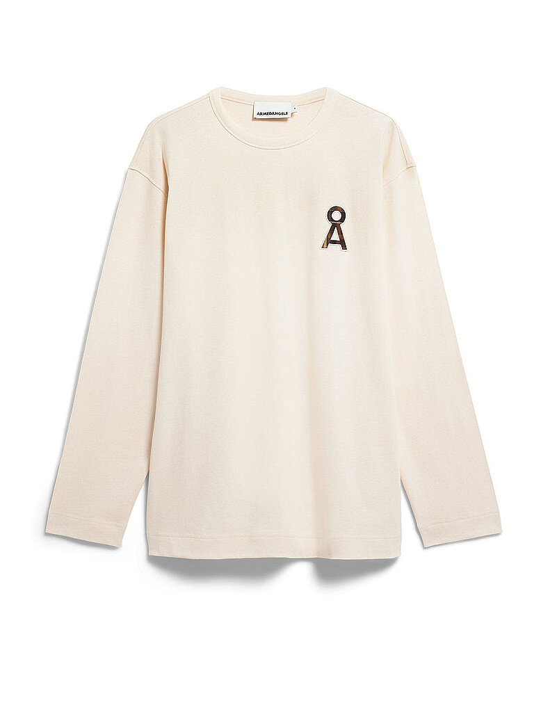 ARMEDANGELS Langarmshirt MAARKOS creme | M
