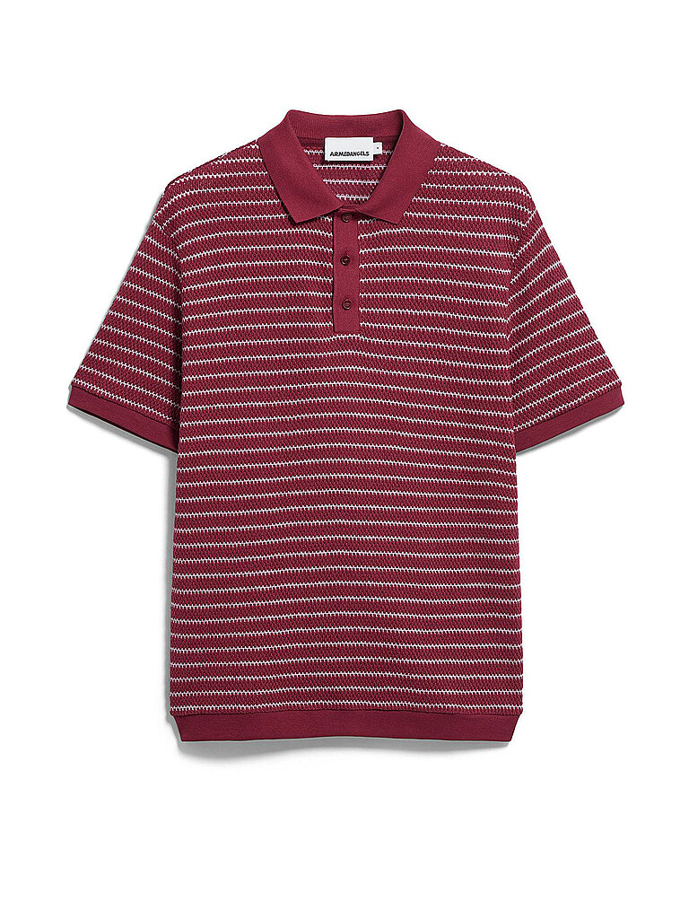 ARMEDANGELS Poloshirt MAARIO  rot | L