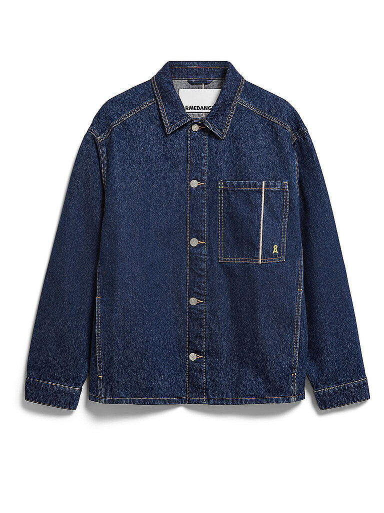 ARMEDANGELS Jeansjacke SELVEDGE blau | L