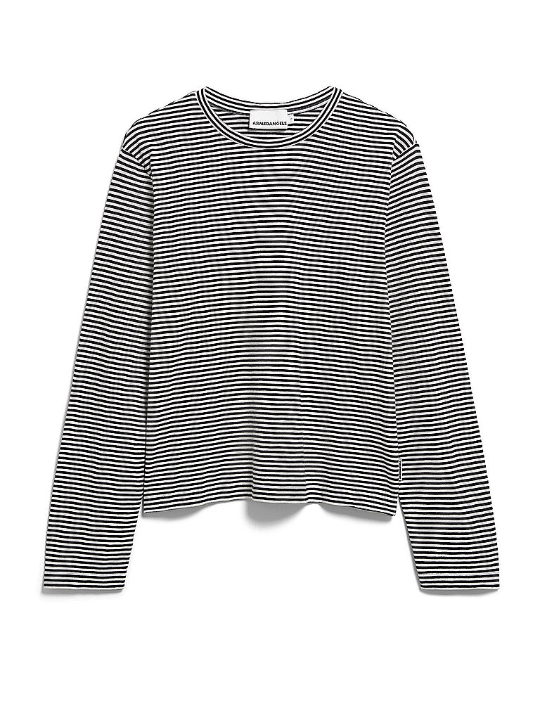 ARMEDANGELS Langarmshirt  schwarz | L
