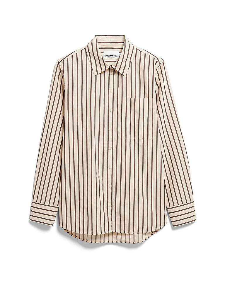 Langarm-Bluse Damen Armedangels stripe