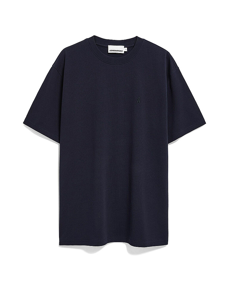 ARMEDANGELS T-Shirt MAARKOS dunkelblau | L