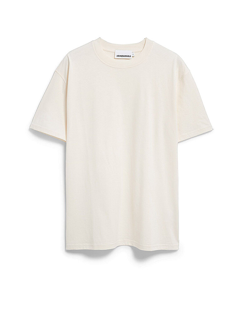 ARMEDANGELS Herren T-Shirt aus Bio-Baumwolle MAARKOS MID Weight Relaxed Fit Oatmilk M