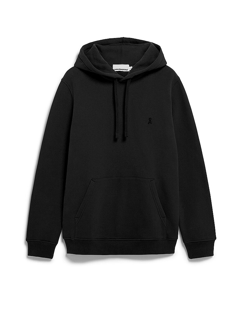 ARMEDANGELS Herren Sweathoodie aus Bio-Baumwolle PAARLO Fleece Regular Fit Black M