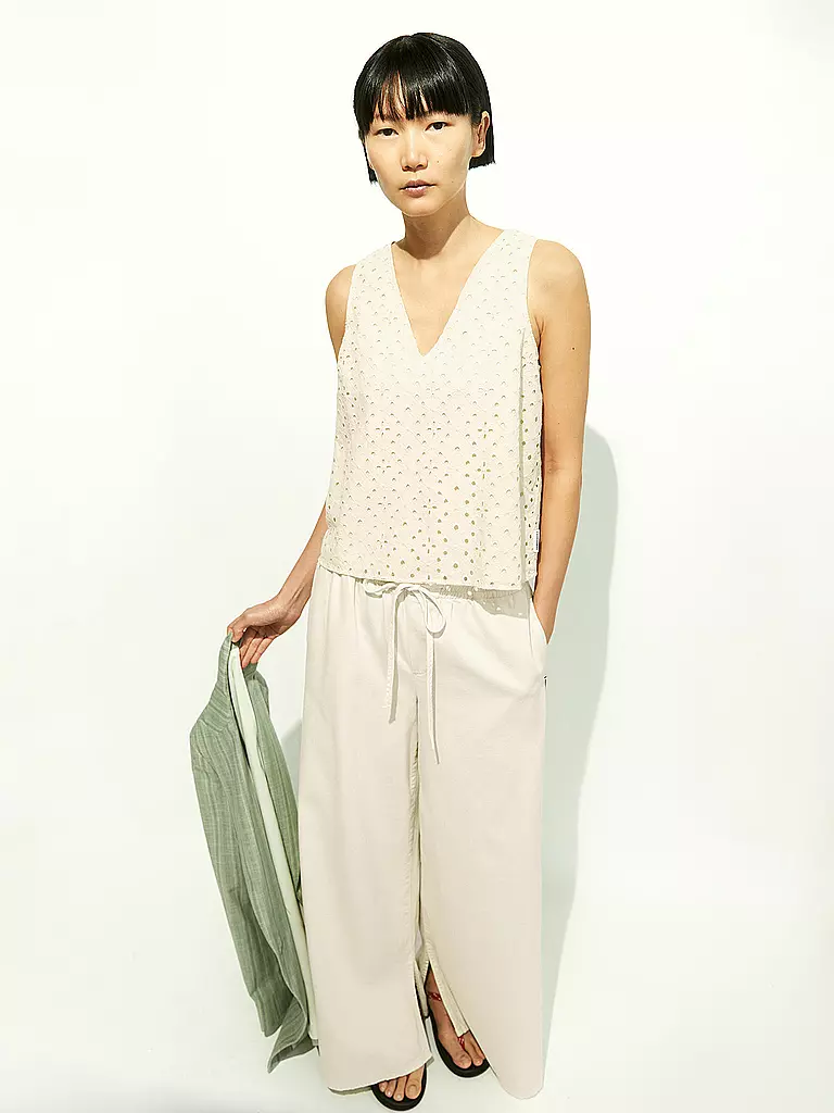 ARMEDANGELS | Bluse YALINAA BROIDERY  | creme
