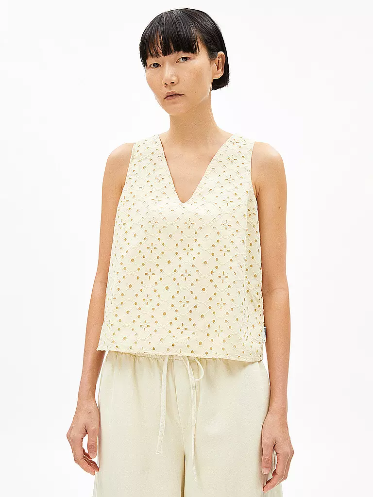ARMEDANGELS | Bluse YALINAA BROIDERY | creme