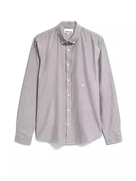 ARMEDANGELS | Hemd Casual Fit QUAASA STRIPES | braun