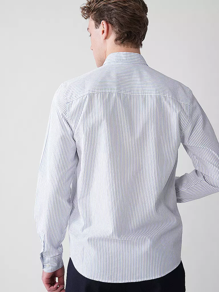 ARMEDANGELS | Hemd Casual Fit QUAASA STRIPES | weiss