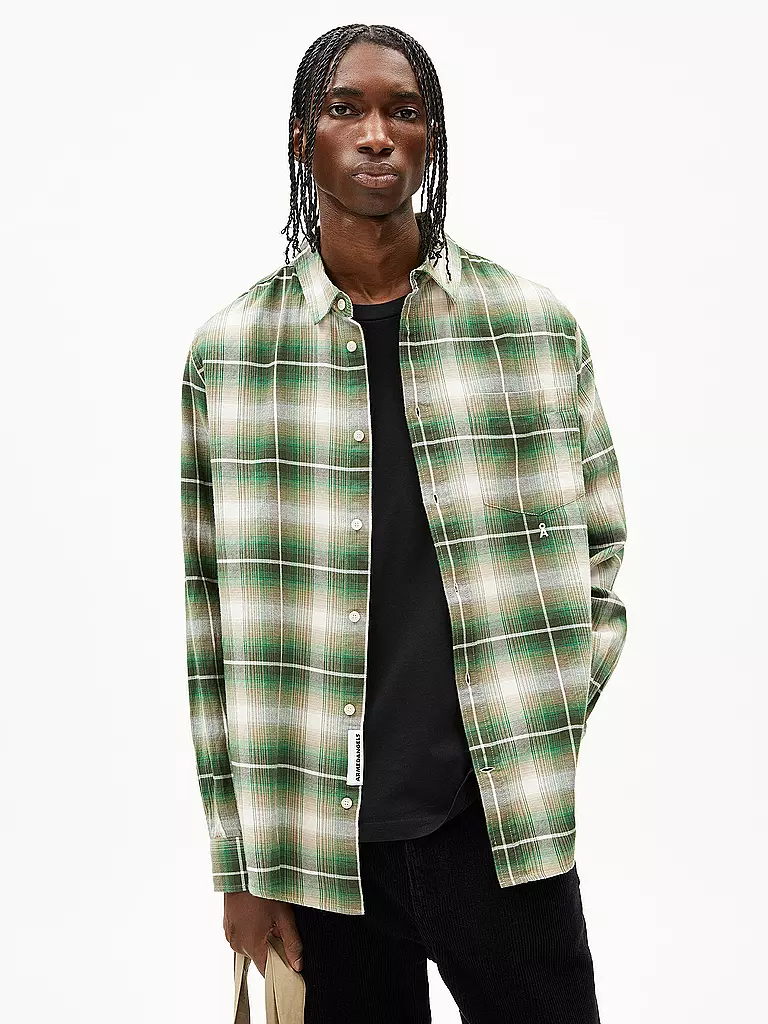 ARMEDANGELS | Hemd Regular Fit  | grün