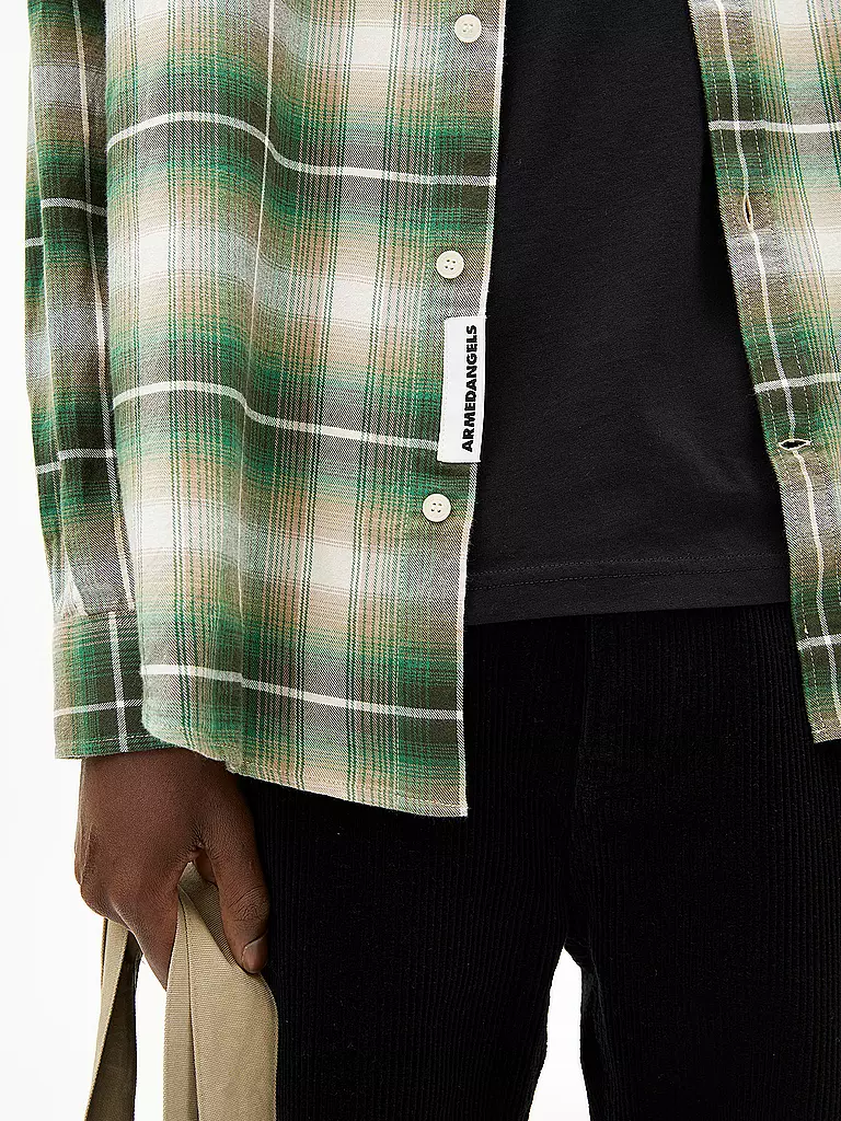 ARMEDANGELS | Hemd Regular Fit  | grün